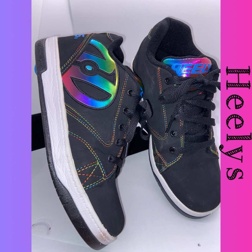 HEELYS PROPEL 2.0 Men’s 7, Women’s 8, multicolor metallic~Great condition!